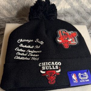 Black Pom Beanie Hat